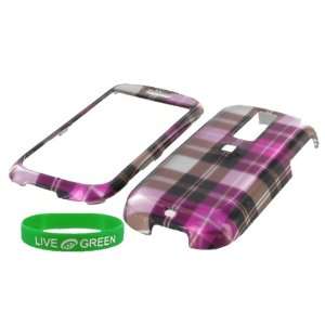  Pink Check Design Snap On Hard Case for HTC myTouch 3G 2nd 