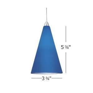   Lighting G600 Series blue Cone Glass Shade   G611 BL