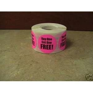   BUY ONE GET ONE FREE Price Retail Labels Stickers: Office Products