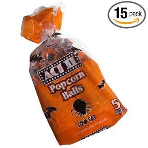 Act II Halloween Popcorn Balls, 5 Count Grocery & Gourmet Food