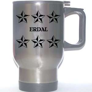  Personal Name Gift   ERDAL Stainless Steel Mug (black 