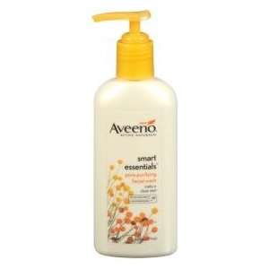  Aveeno Smart Ess Facial Wash Size 6 OZ Beauty