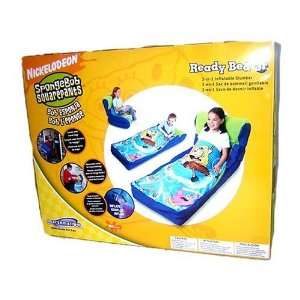   Square Pants Junior Ready Inflatable Bed 3 in 1 with Foot Pump: Home