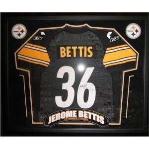  Authentic Autographed & Framed Bettis Jersey Everything 