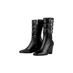   Icon Womens Bombshell Motorcycle Boots Black 5 3403 0078: Automotive