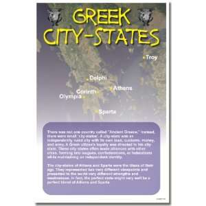  Ancient Greece: Greek City States, Classroom Poster 