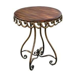 Sterling Industries 26 0203 12 Scalloped Edge Accent Table, Vintage 
