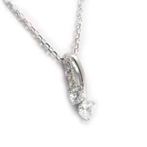  Necklace silver Scarlett white.: Jewelry