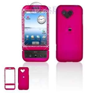  HTC Google G1/Dream Cell Phone Rose Pink Rubber Feel White 