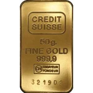 50 Gram Gold Bullion Bar 