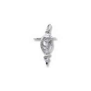  Mountain Climbing Charm   Gold Plated: Jewelry