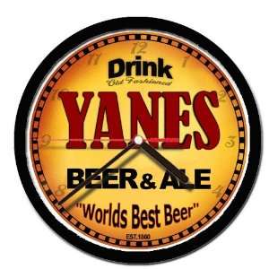  YANES beer and ale cerveza wall clock: Everything Else