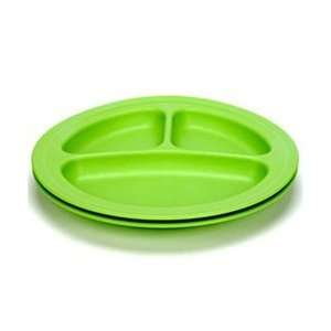  Green Eats Divided Plates Green 2 pack: Baby
