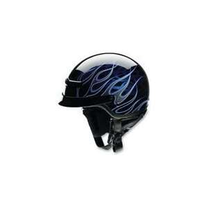  Z1R Nomad Hellfire Helmet   Small/Black/Blue: Automotive
