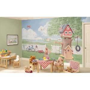  Treehouse Hideaway Playroom Mural: Home & Kitchen