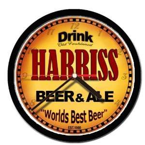  HARRISS beer and ale cerveza wall clock: Everything Else
