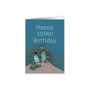 Happy 109th Birthday / Sea Anemone Card: Toys & Games
