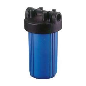  10 Big Blue Filter Housing, Blue/Black, 1 in/out