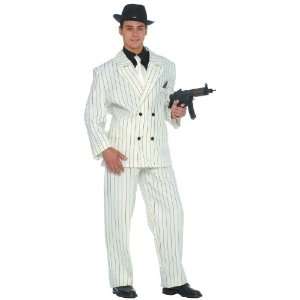    White Gangster Adult Costume / Fancy Dress: Everything Else