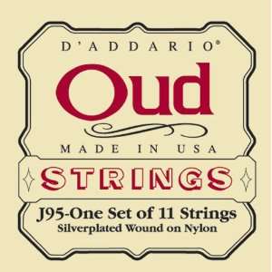  DAddario J95 Oud/11 String Set: Musical Instruments