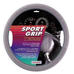  Superior 58 1140 Slip On, Gray Mesh Steering Wheel Cover 