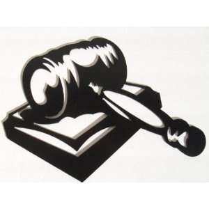  Judge, Courtroom, Legal, Judges Gavel, Metal Art Wall 