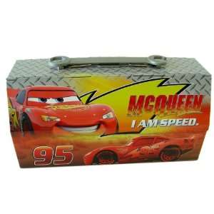  Disney Cars Mcqueen Tin Box   Cars Lunch Box Toys & Games