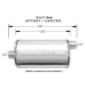  Magnaflow Universal Muffler 14586: Automotive