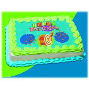  UB FUN A15779 03 BLOW OUT BIRTHDAY ICING SHEET 8.5 inches 
