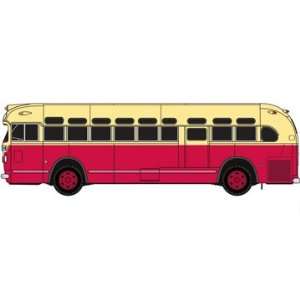  N GMC TDH 3610 Bus, Red w/Cream Roof (2): Toys & Games