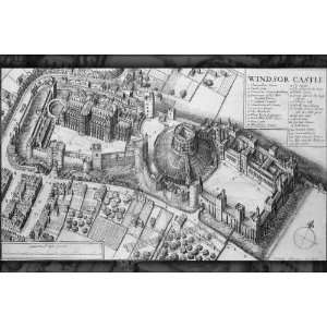  Windsor Castle, c.1658   24x36 Poster 