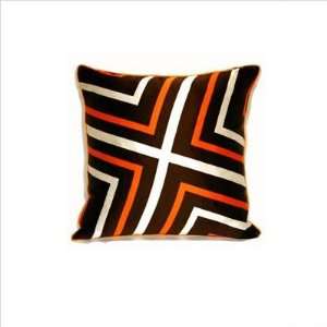  Bundle 10 Intersect Silk Pillow (10 Pieces) Color Brown 