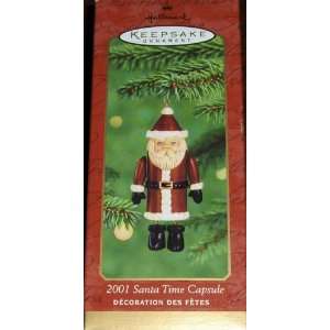   : Hallmark Keepsake Ornament 2001 Santa Time Capsule: Home & Kitchen