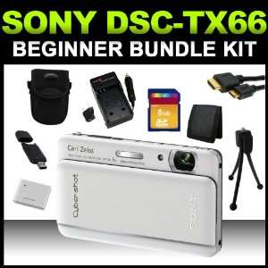 SONY DSC TX66 (Silver) 18 MP 3.3TP LCD 5X Optical Zoom Digital Camera 