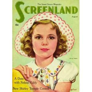   Movie Poster Screenland Magazine Cover 1930 s Style A