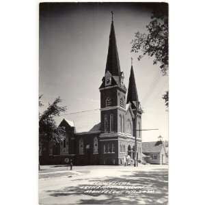 1960s Vintage Postcard Evangelical Lutheran Church Montello Wisconsin
