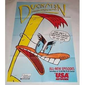 Duckman USA Network Animated Cartoon Series 36 by 24 inch Topps Comics 