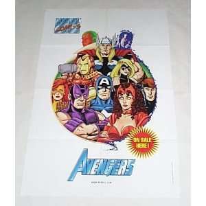  1999 George Perez Avengers Marvel Comics Shop 1990s Promo 