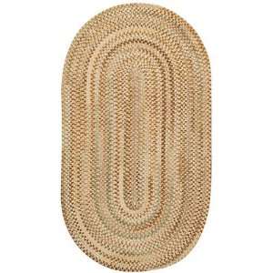  Capel Rugs Earthright 7 x 9 oval Almond Area Rug: Home 