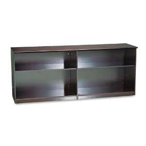    Mayline   Low Wall Cabinet, Veneer, 2 Adj Shelves, 72w x 19d 