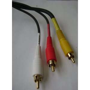  6ft Stern RCA 2 Audio 1 Video Heavy Duty Audio RCA Cable 