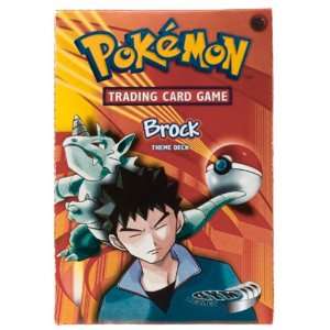   : Pokemon Trading Card Game Gym Heroes Theme Deck Brock: Toys & Games