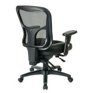 ProGrid® Back High Managers Chair with Leather and Mesh Seat, 2 Way 