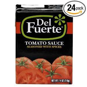 Del Fuerte Tomato Sauce, 7.4 Ounce (Pack of 24):  Grocery 