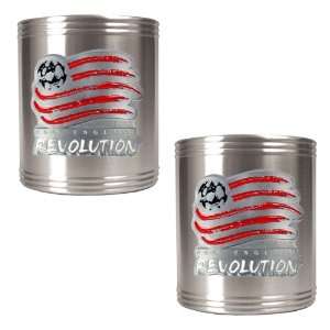  Sports MLS NEW ENGLAND REVOLUTION 2pc Stainless Steel Can 