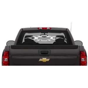  Chevy Bowtie Tribal Design Hollow Wall Decal Sticker 30x4 