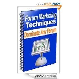 Forum marketing techniques   Discover how to make MORE money by 