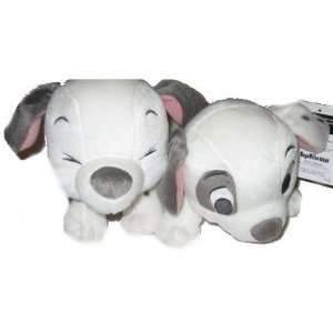  Disney Snuggler Plush Series 1 Lucky & Patch Plushes 