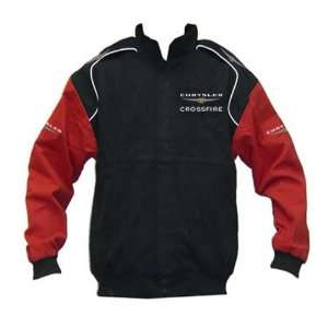  Chrysler Crossfire Racing Jacket Black and Red: Sports 