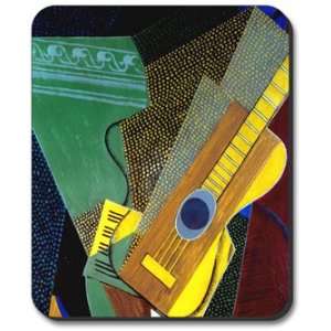    Decorative Mouse Pad Gris Guitar on a Table Music Electronics